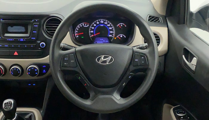 2015 Hyundai Grand i10 SPORTZ 1.2 KAPPA VTVT, Petrol, Manual, 36,285 km, Steering Wheel Close Up