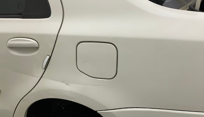 2012 Toyota Etios G, Petrol, Manual, 75,209 km, Left quarter panel - Minor scratches