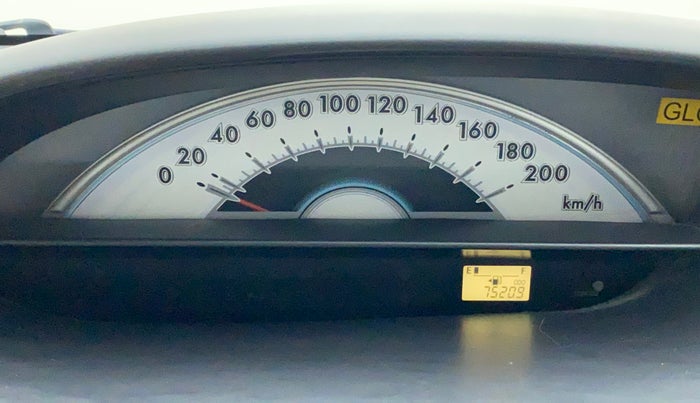 2012 Toyota Etios G, Petrol, Manual, 75,209 km, Odometer Image