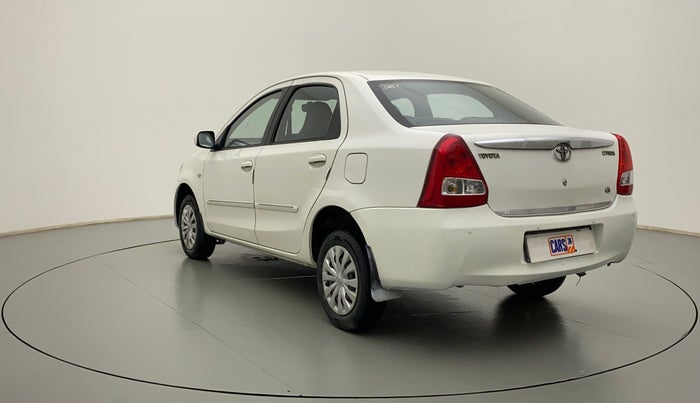 2012 Toyota Etios G, Petrol, Manual, 75,209 km, Left Back Diagonal