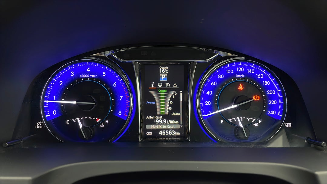 2017 Toyota Aurion Sportivo, Automatic, 46563 km, Odometer View