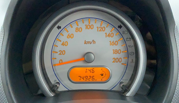 2014 Maruti Ritz VXI, Petrol, Manual, 74,926 km, Odometer Image