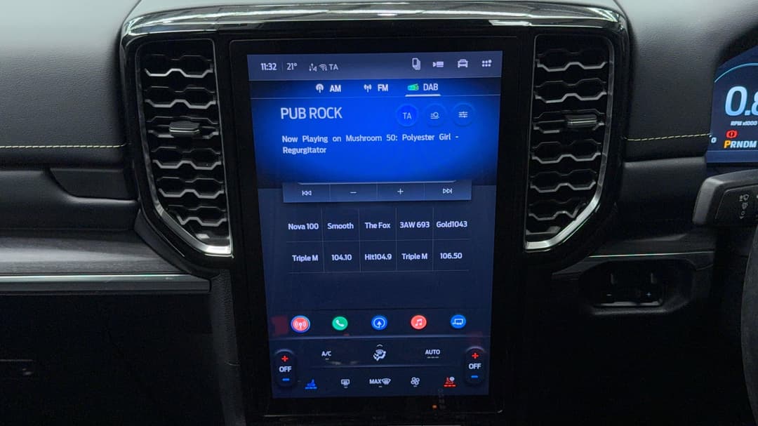 2023 Ford Ranger Platinum 3.0 (4x4), Automatic, 44932 km, Infotainment System