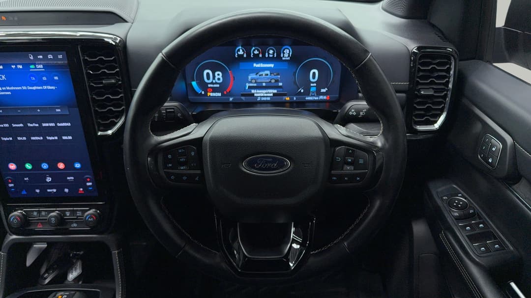 2023 Ford Ranger Platinum 3.0 (4x4), Automatic, 44932 km, Steering Wheel Close-up
