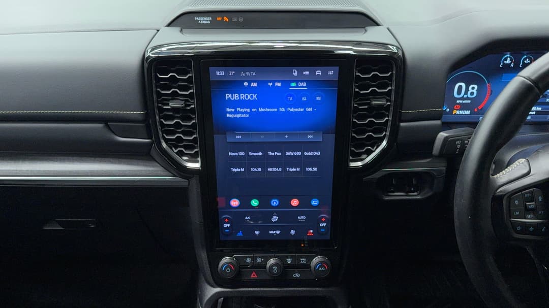 2023 Ford Ranger Platinum 3.0 (4x4), Automatic, 44932 km, Center Console