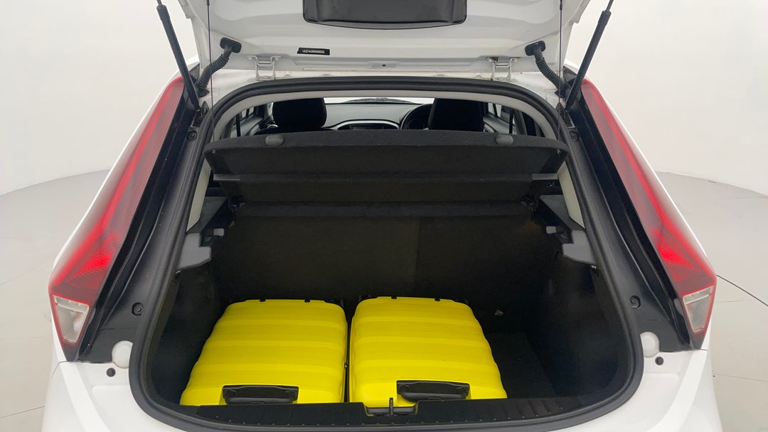 Boot Inside View with Luggage