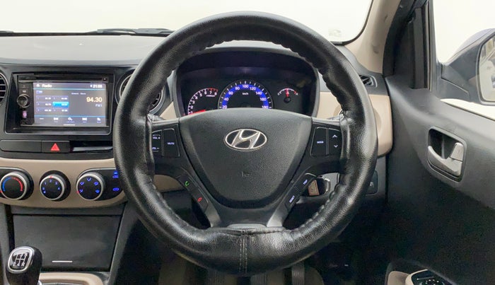 2015 Hyundai Xcent S (O) 1.2, Petrol, Manual, 88,350 km, Steering Wheel Close Up