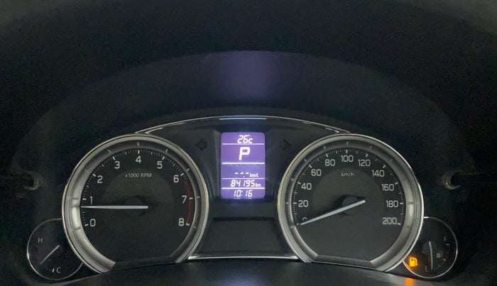 2016 Maruti Ciaz ZXI+ AT, Petrol, Automatic, 84,195 km, Odometer Image