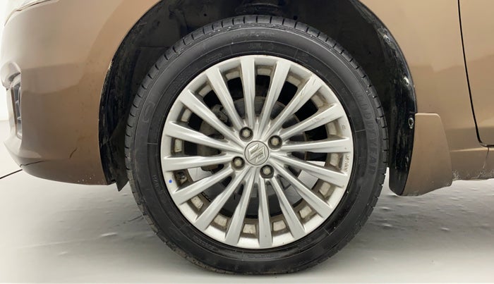 2016 Maruti Ciaz ZXI+ AT, Petrol, Automatic, 84,195 km, Left Front Wheel