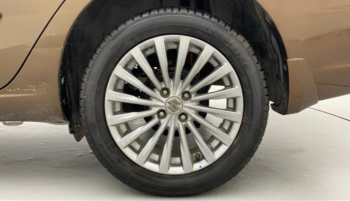 2016 Maruti Ciaz ZXI+ AT, Petrol, Automatic, 84,195 km, Left Rear Wheel