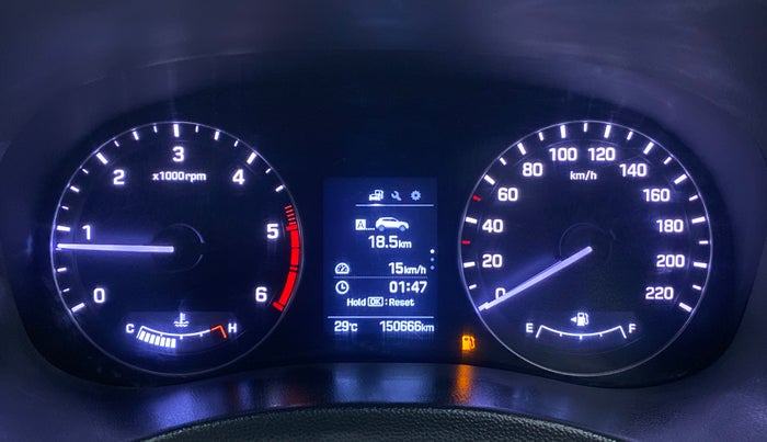 2015 Hyundai Creta 1.6 SX (O) CRDI, Diesel, Manual, 1,50,753 km, Odometer Image
