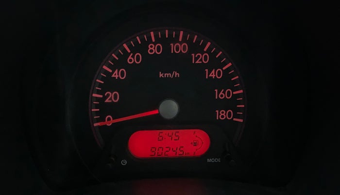 2011 Maruti A Star ZXI, Petrol, Manual, 90,245 km, Odometer Image