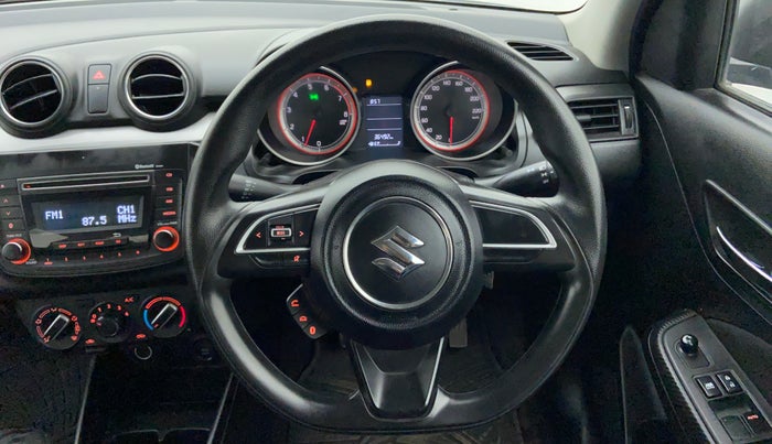 2018 Maruti Swift VXI D, Petrol, Manual, 36,535 km, Steering Wheel Close Up