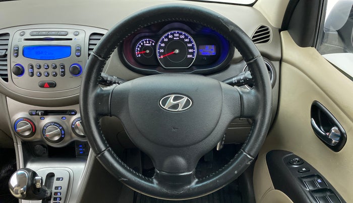 2013 Hyundai i10 SPORTZ 1.2 AT KAPPA2, Petrol, Automatic, 12,030 km, Steering Wheel Close Up