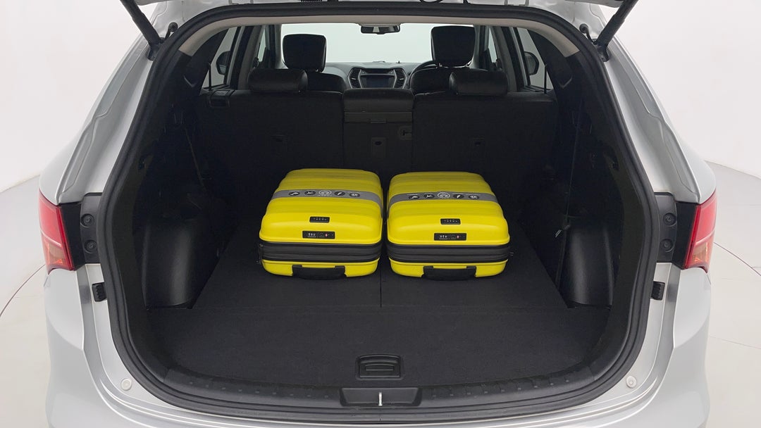 2015 Hyundai Santa Fe Elite Crdi (4x4), Automatic, 131763 km, Boot Inside View with Luggage