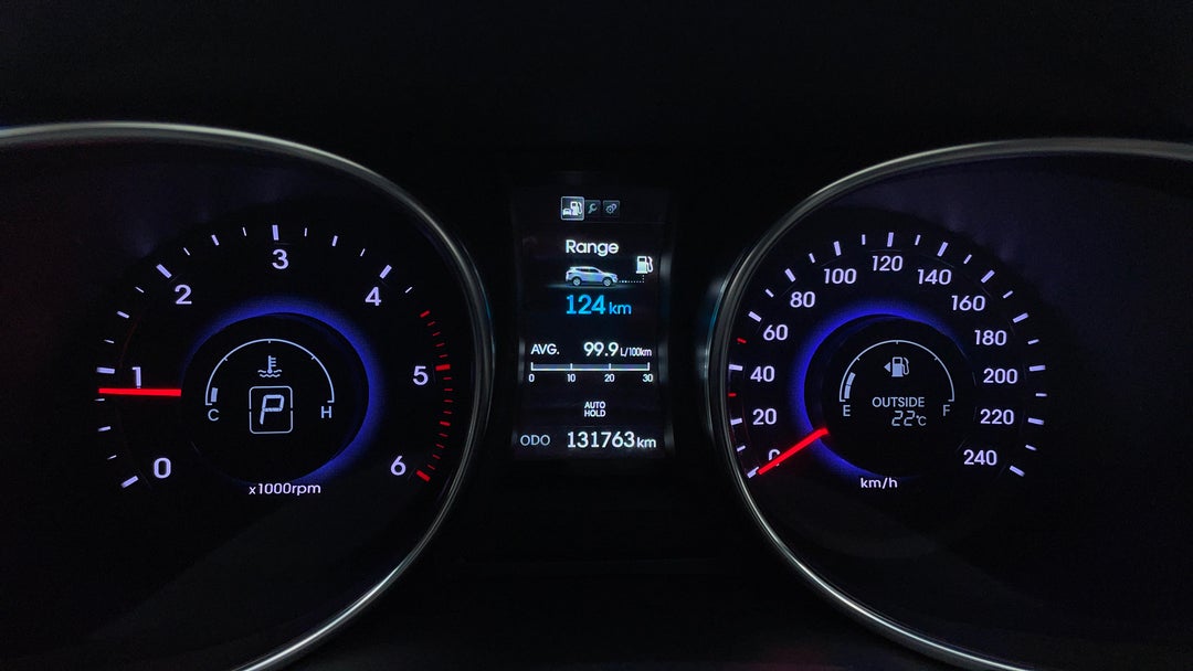 2015 Hyundai Santa Fe Elite Crdi (4x4), Automatic, 131763 km, Odometer View