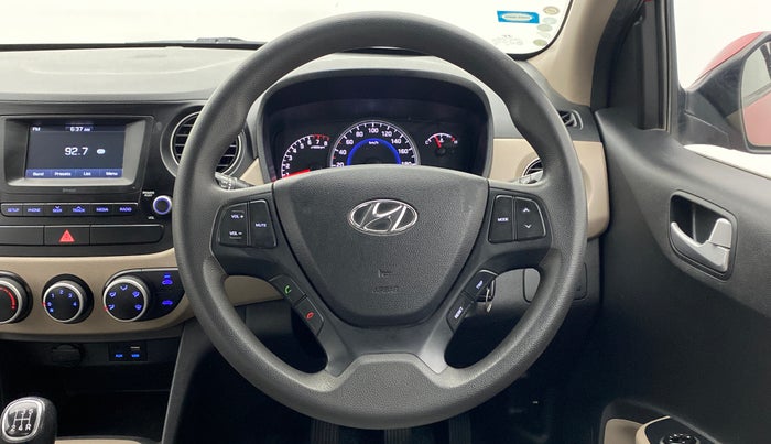 2017 Hyundai Grand i10 SPORTZ 1.2 KAPPA VTVT, Petrol, Manual, 50,774 km, Steering Wheel Close Up