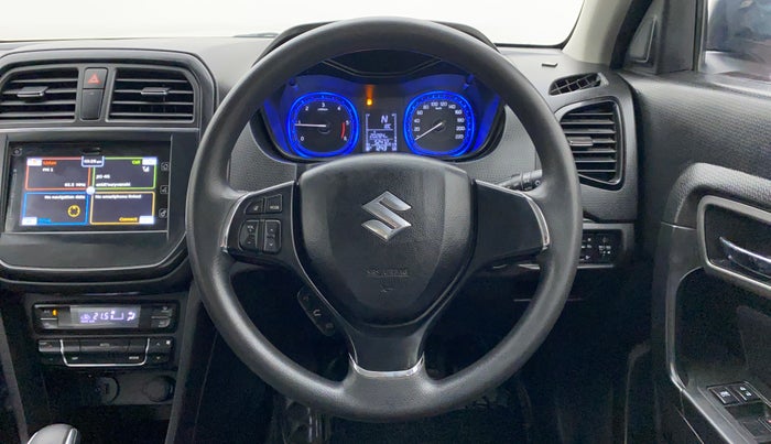 2019 Maruti Vitara Brezza ZDI+ DUAL TONE AMT, Diesel, Automatic, 52,444 km, Steering Wheel Close Up