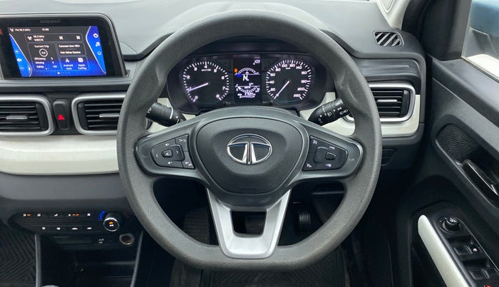 2021 Tata PUNCH ACCOMPLISHED AMT, Petrol, Automatic, 28,773 km, Steering Wheel Close Up