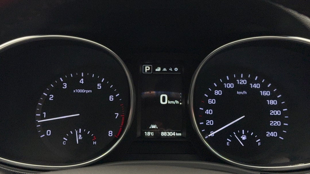 2018 Hyundai Santa Fe Active X, Automatic, 88304 km, Odometer View