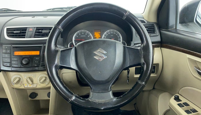2013 Maruti Swift Dzire VXI, Petrol, Manual, 82,900 km, Steering Wheel Close Up