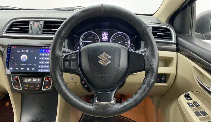 2015 Maruti Ciaz ZXI, Petrol, Manual, 93,757 km, Steering Wheel Close Up