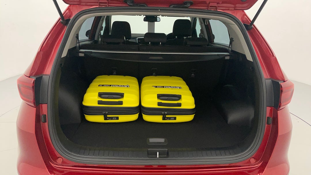 Boot Inside View with Luggage