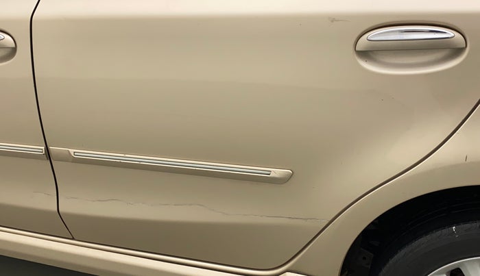2011 Toyota Etios VX, Petrol, Manual, 55,731 km, Rear left door - Minor scratches