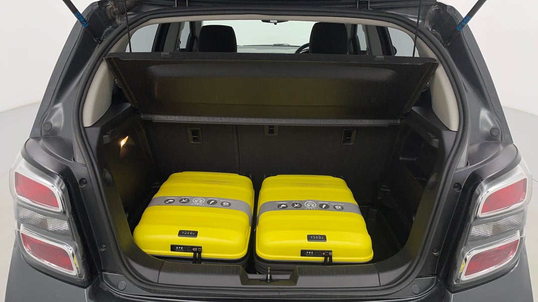Boot Inside View with Luggage