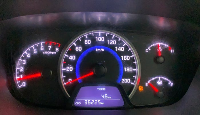 2016 Hyundai Grand i10 SPORTZ 1.2 KAPPA VTVT, Petrol, Manual, 36,225 km, Odometer Image