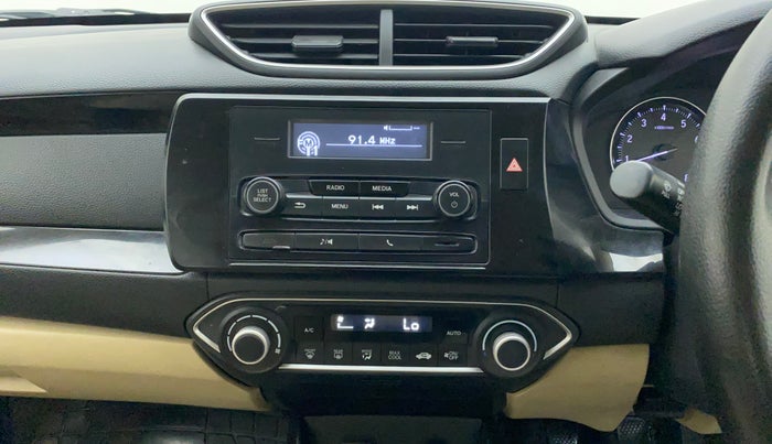 2018 Honda Amaze 1.2L I-VTEC V, Petrol, Manual, 66,930 km, Air Conditioner