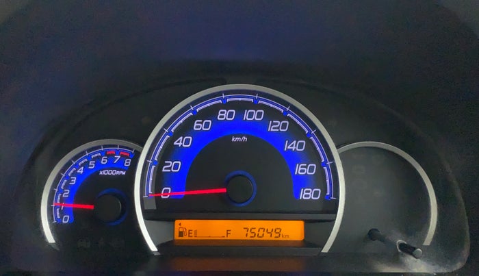 2017 Maruti Wagon R 1.0 VXI, Petrol, Manual, 75,779 km, Odometer Image