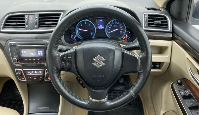 2017 Maruti Ciaz DELTA DIESEL 1.3, Diesel, Manual, 54,766 km, Steering Wheel Close Up
