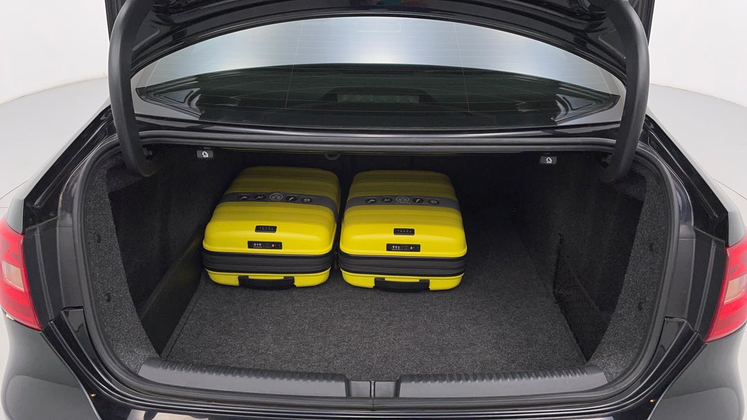 Boot Inside View with Luggage