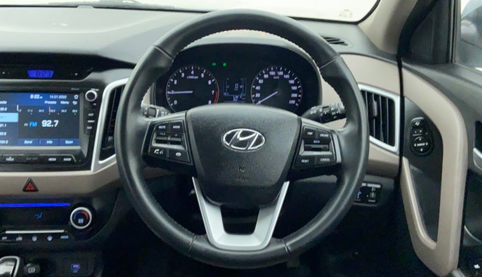 2019 Hyundai Creta 1.6 VTVT SX AUTO, Petrol, Automatic, 15,086 km, Steering Wheel Close Up