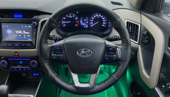 2016 Hyundai Creta 1.6 SX PLUS VTVT, Petrol, Manual, 40,660 km, Steering Wheel Close Up