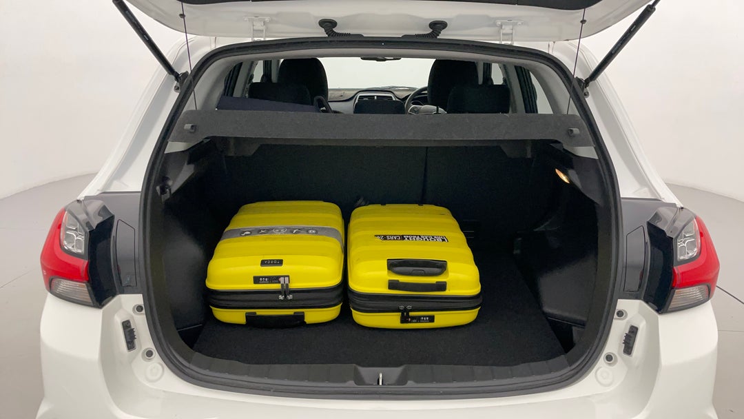 Boot Inside View with Luggage