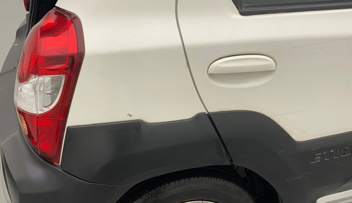 2015 Toyota Etios G, Petrol, Manual, 63,852 km, Right quarter panel - Slightly dented