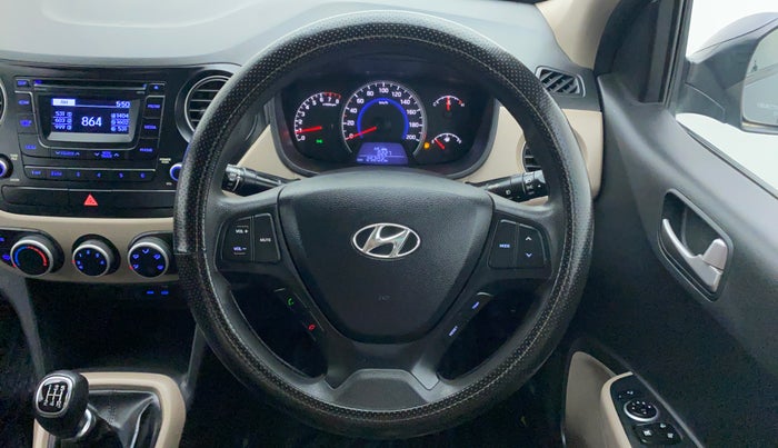 2016 Hyundai Grand i10 SPORTZ 1.2 KAPPA VTVT, Petrol, Manual, 25,450 km, Steering Wheel Close Up