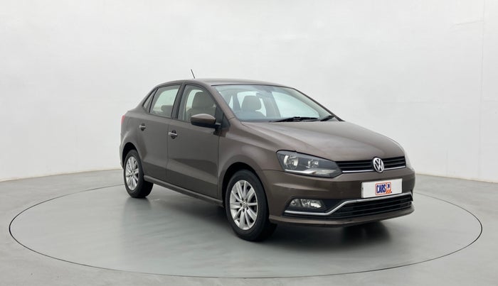 2017 Volkswagen Ameo HIGHLINE DSG 1.5 DIESEL , Diesel, Automatic, 1,17,254 km, Right Front Diagonal