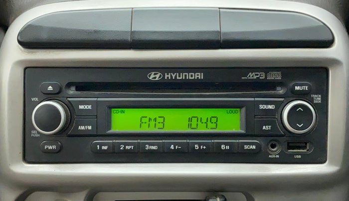2011 Hyundai Santro Xing GLS PLUS AUDIO, Petrol, Manual, 68,951 km, Infotainment System