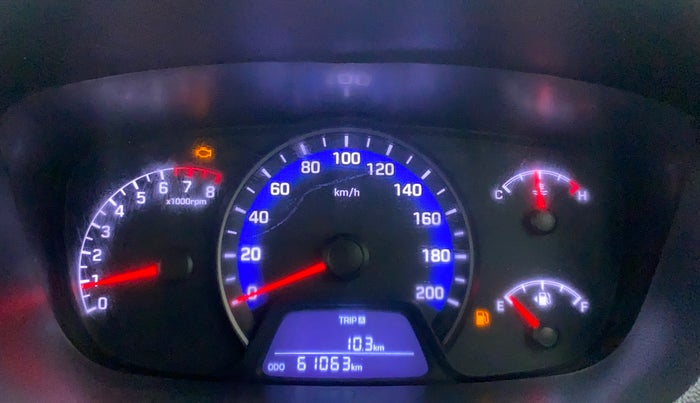2017 Hyundai Xcent E+, CNG, Manual, 61,291 km, Odometer Image