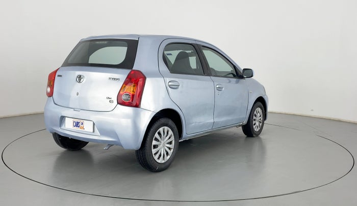 2013 Toyota Etios Liva G, Petrol, Manual, 77,156 km, Right Back Diagonal