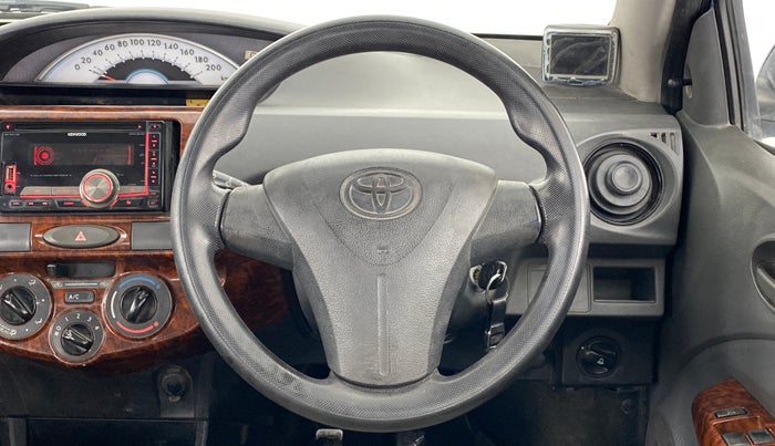 2013 Toyota Etios Liva G, Petrol, Manual, 77,156 km, Steering Wheel Close Up