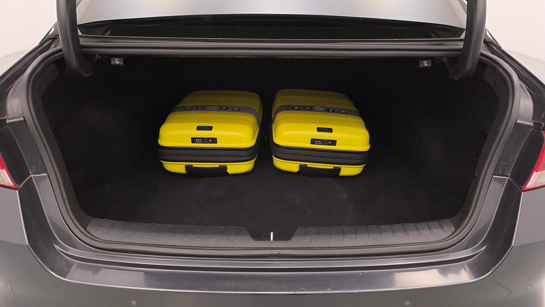 Boot Inside View with Luggage