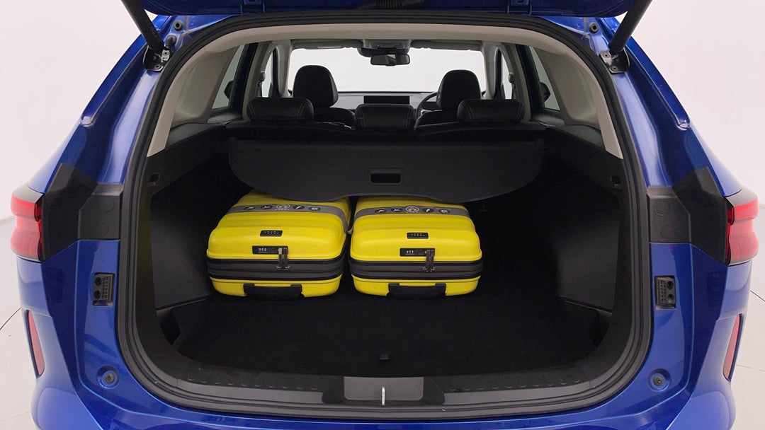 Boot Inside View with Luggage