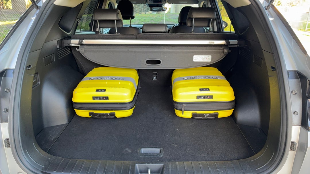 Boot Inside View with Luggage