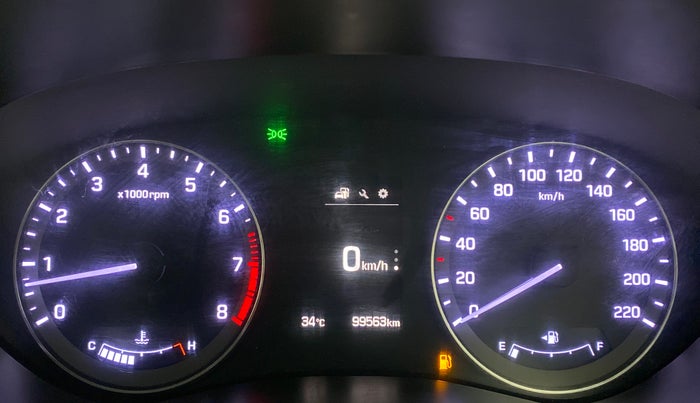 2014 Hyundai Elite i20 ASTA 1.2, Petrol, Manual, 99,605 km, Odometer Image