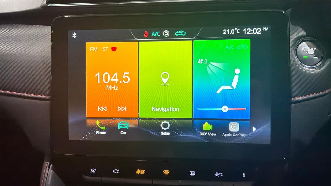 2022 MG Zst Excite, Automatic, 92025 km, Infotainment System