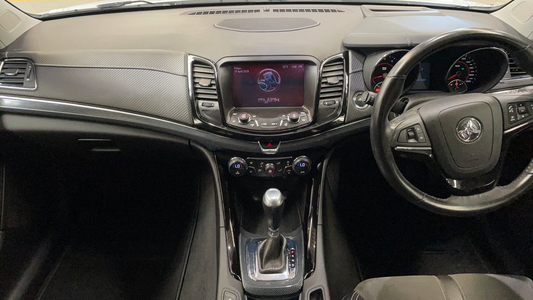 2017 Holden Commodore Sv6, Automatic, 65205 km, Dashboard View